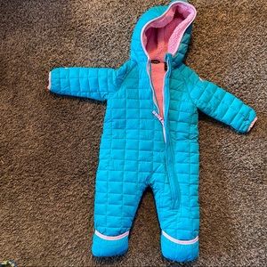 Snozu Kids Girls Snowsuit Size 9/12 M